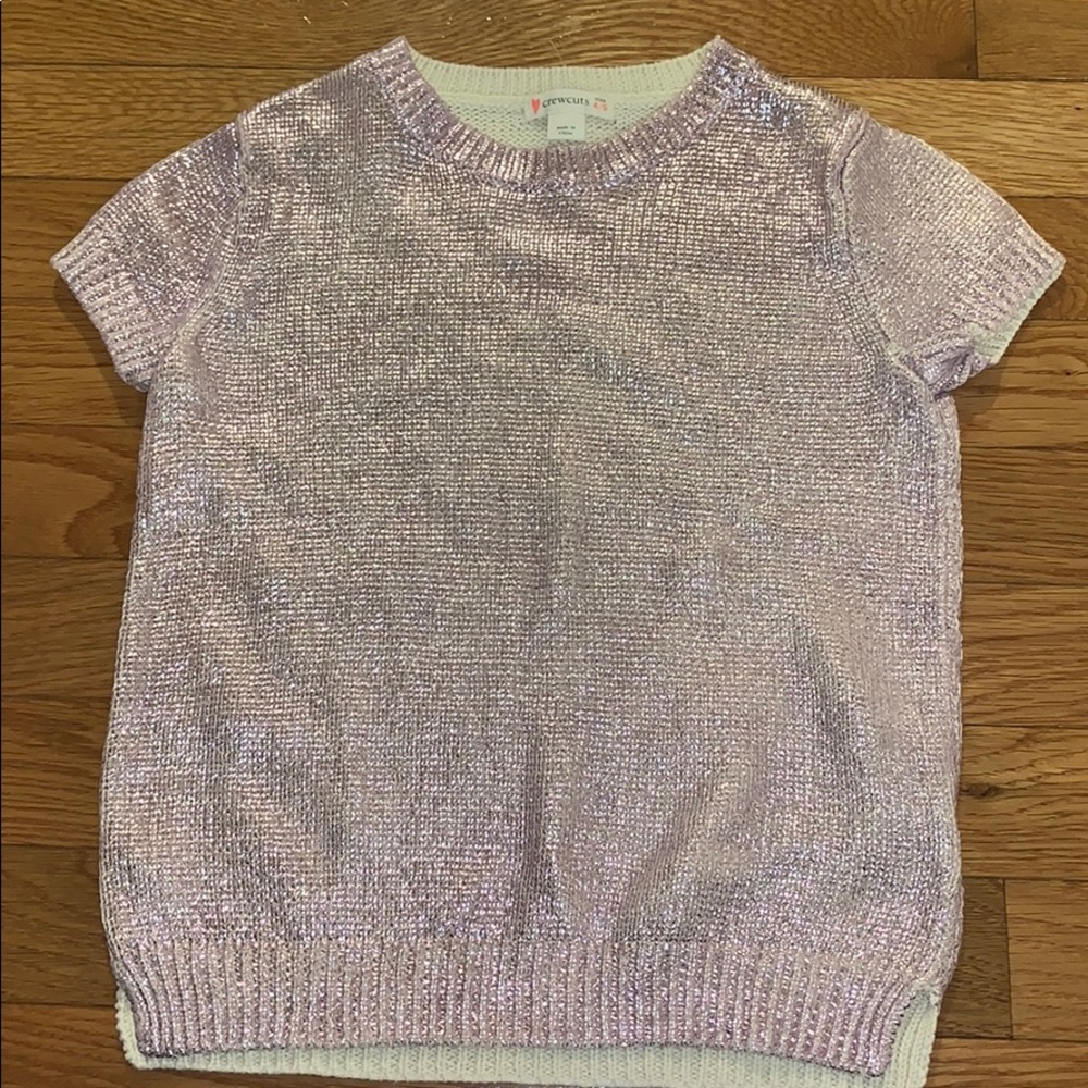 Crewcuts size 4/5 metallic/shimmery thin sweater